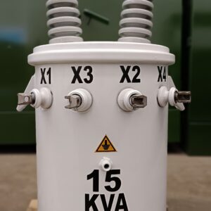 Tx 15 KVA Cobre-Aluminio 13.8V /120-208